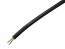Telefonní plochý kabel AWG28, 2 žíly, černý (metráž)