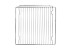 Rošt trouby s brzdou 36 x 37,5 cm - náhradní díl Mora a Gorenje