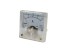 Analogový panelový ampérmetr 20A DC 45 x 45 mm
