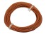 Drát Cu 0.5 mm s PVC izolací, hnědý, 10m