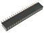 Zásuvka pro lištu 40 pinů THT 2.54mm