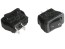 Miniaturní kolébkový vypínač CA MR5-110-F5-BBWC-3 černý ON-OFF