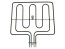 Horní topné těleso trouby Candy / Hoover 32045764 Vestel s grilem, 230V 2600W (1200W + 1400W)