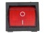Kolébkový vypínač s doutnavkou 19,5 x 22 mm, 6A/250V, 10A/125V