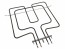 Topné těleso horní s grilem 481225998466 pro WHIRLPOOL a INDESIT
